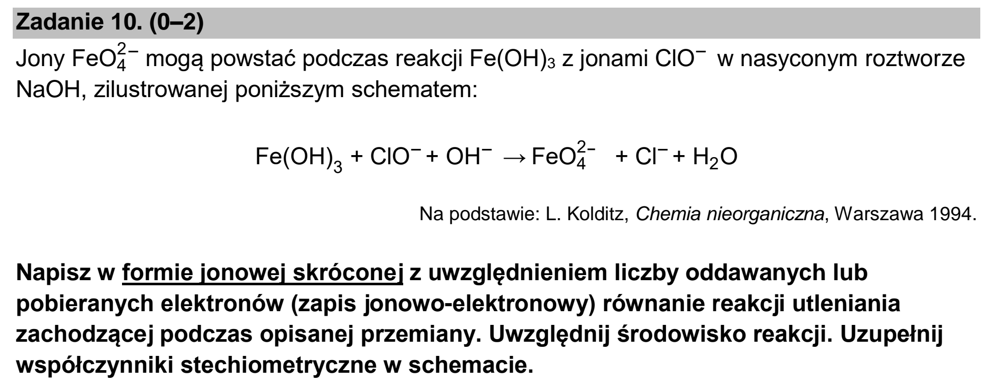 Matura, maj 2024, podgląd zadania 10, fragment 1