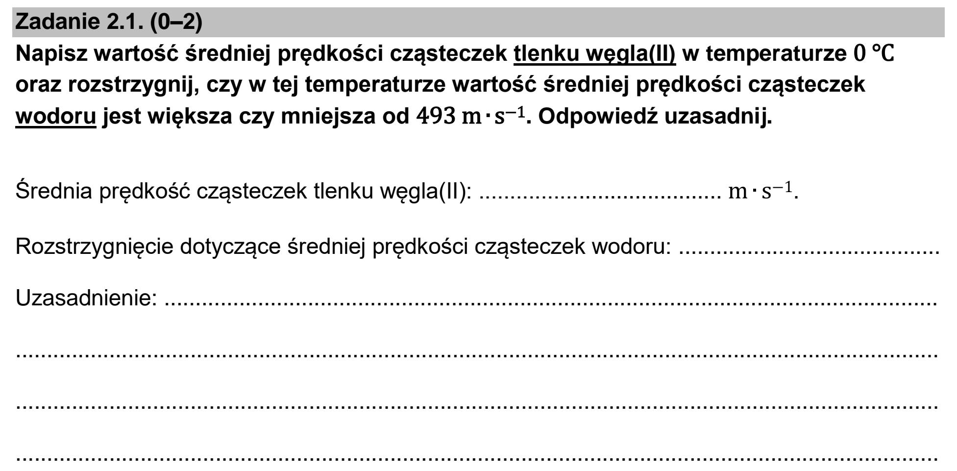 Matura, maj 2024, zadanie 2.1