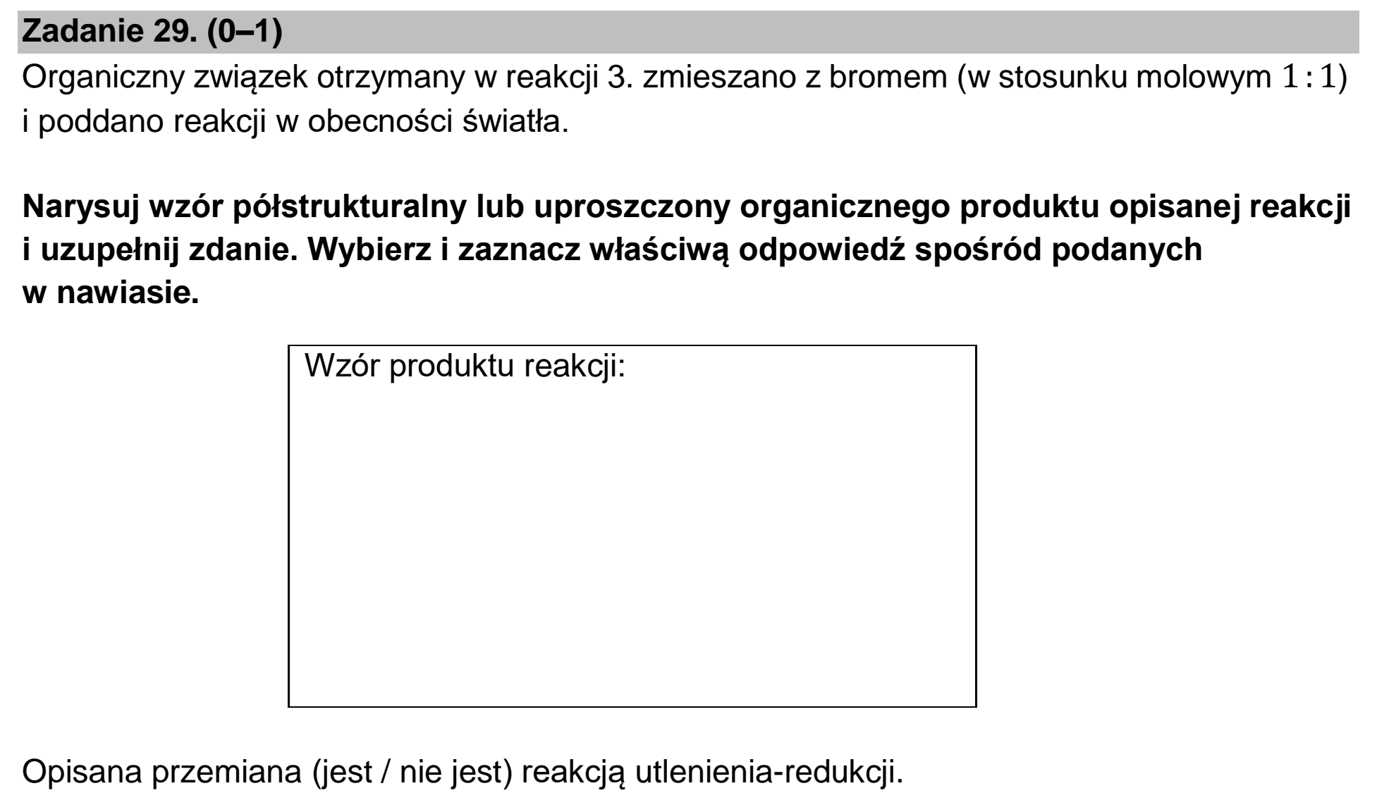 Matura, maj 2024, podgląd zadania 29