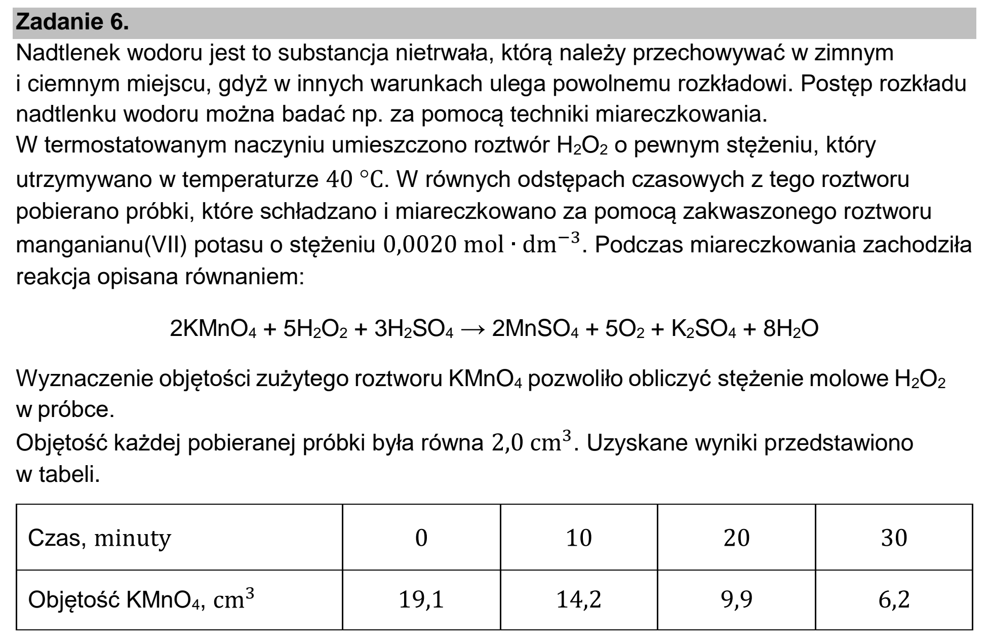 Matura, maj 2024, wstęp zadania 6