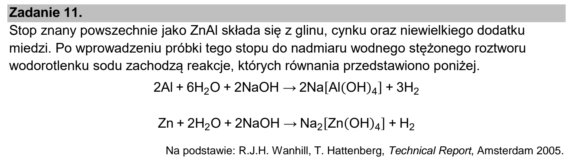 Matura, maj 2025, wstęp zadania 11