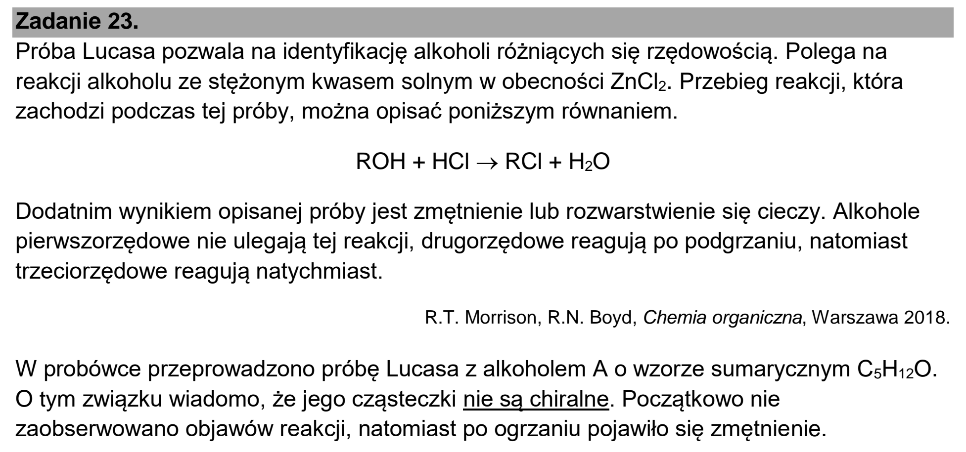Matura, maj 2025, wstęp zadania 23