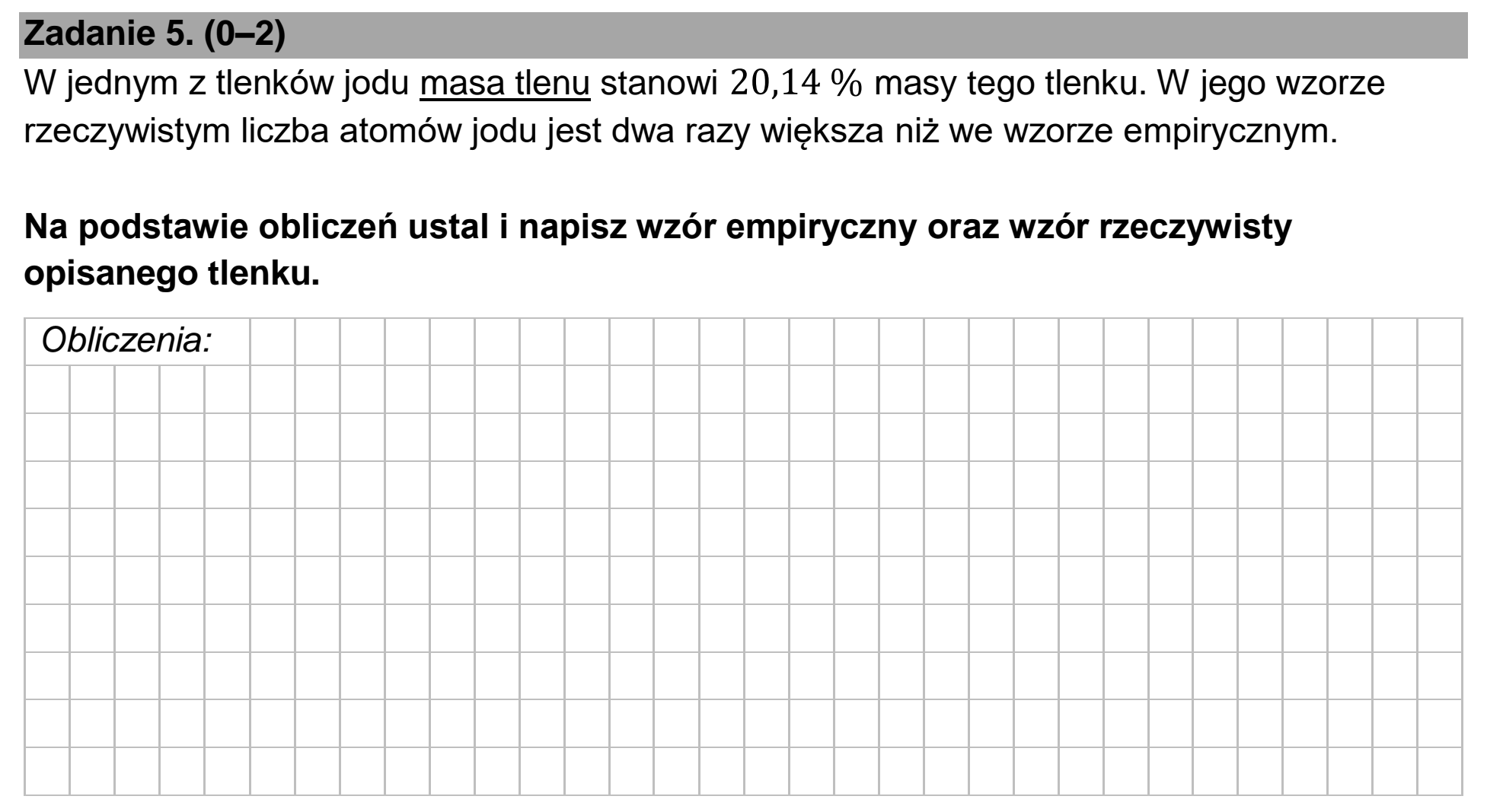 Matura, maj 2025, podgląd zadania 5, fragment 1