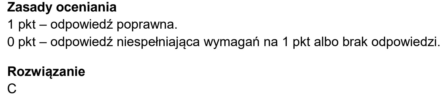 Matura, maj 2026, odpowiedź do zadania 19.2