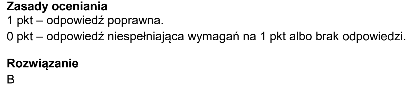 Matura, maj 2026, odpowiedź do zadania 20.1