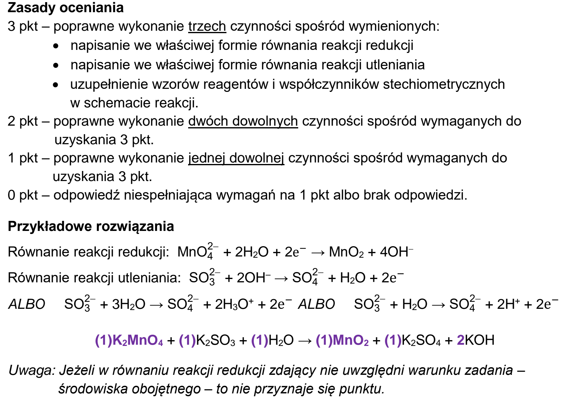 Matura, maj 2026, odpowiedź do zadania 8