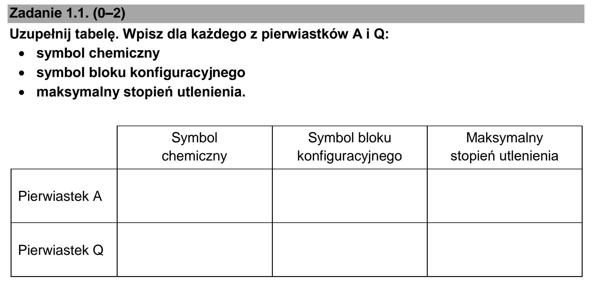 Matura, maj 2026, podgląd zadania 1