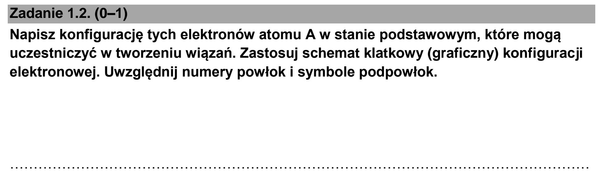 Matura, maj 2026, zadanie 1.2