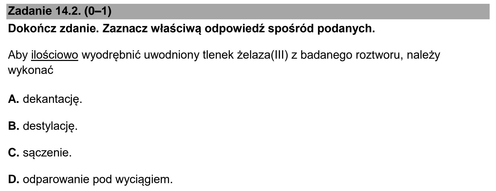 Matura, maj 2026, zadanie 14.2
