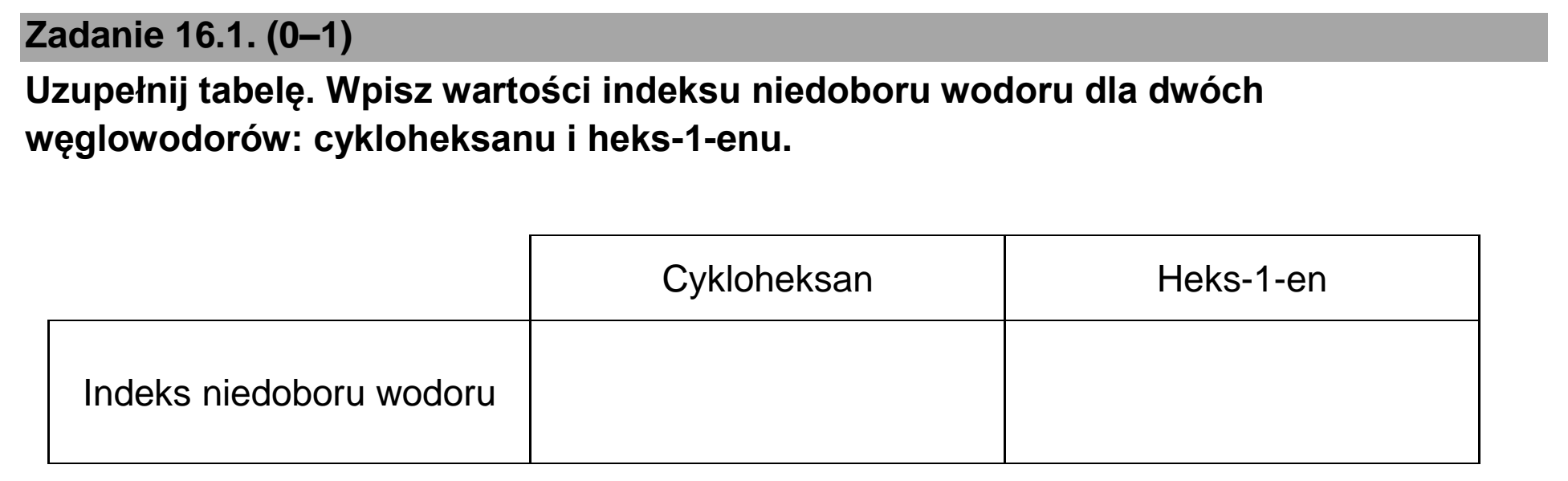 Matura, maj 2026, zadanie 16.1