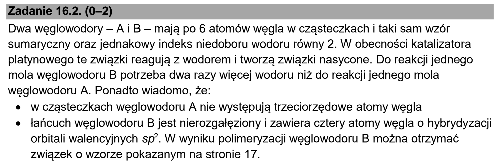 Matura, maj 2026, zadanie 16.2, fragment 1