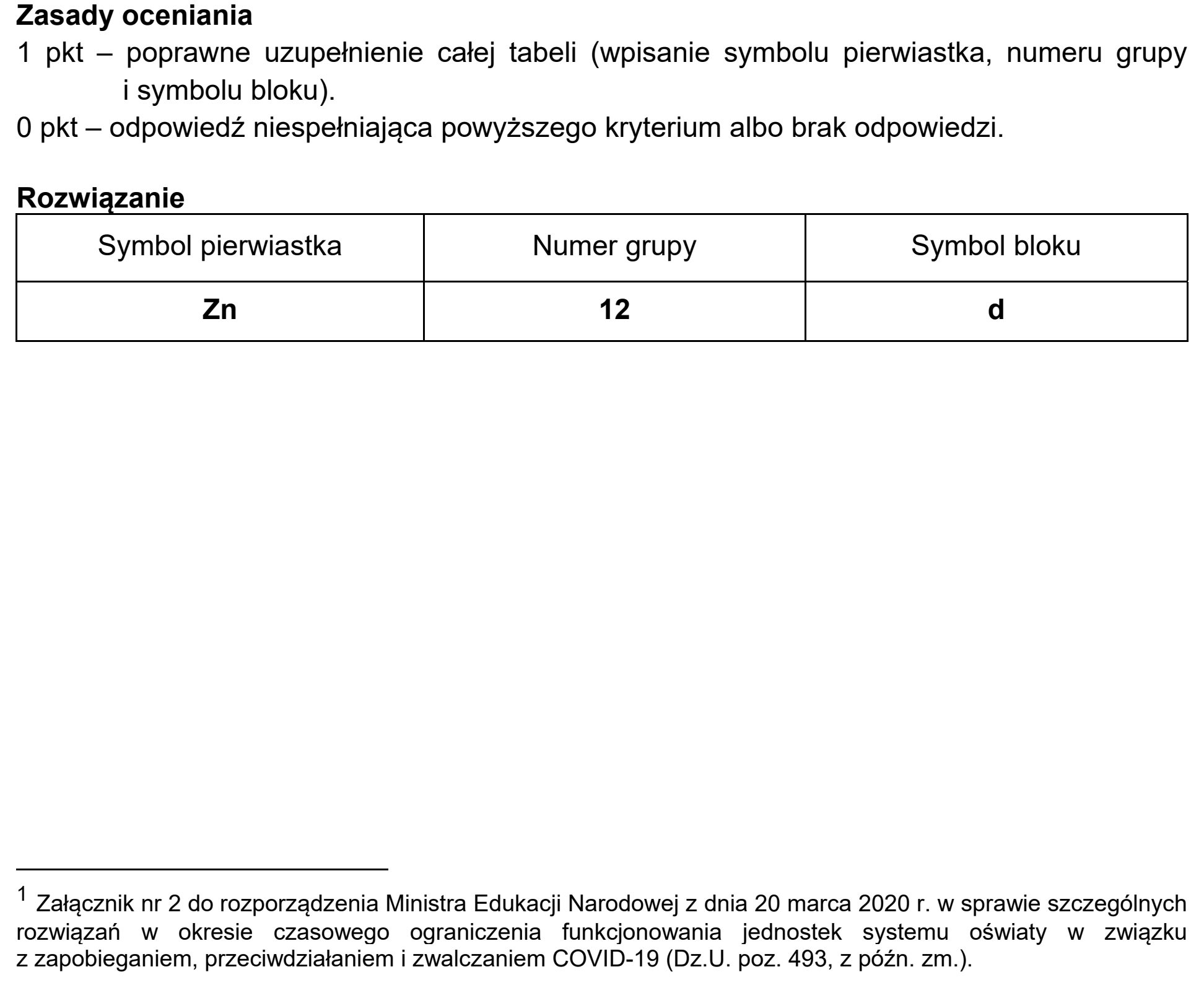 Matura próbna, marzec 2021, odpowiedź do zadania 1.1