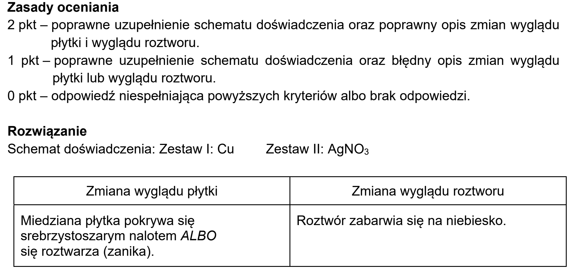 Matura próbna, marzec 2021, odpowiedź do zadania 16.1