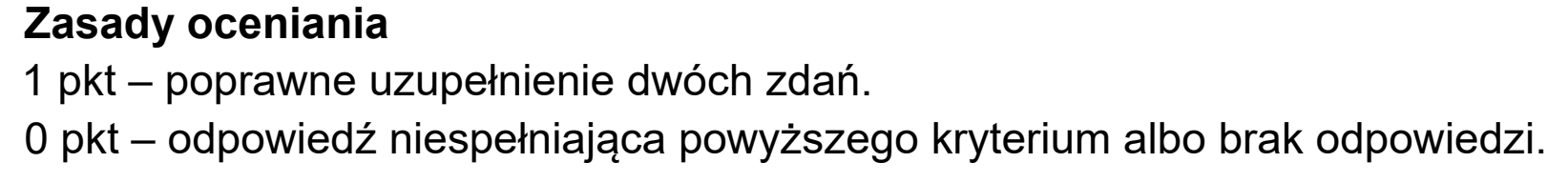 Matura próbna, marzec 2021, odpowiedź do zadania 16.2, fragment 1
