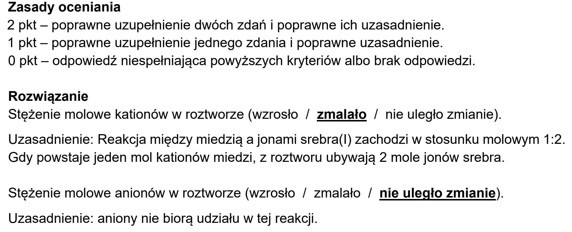 Matura próbna, marzec 2021, odpowiedź do zadania 16.3