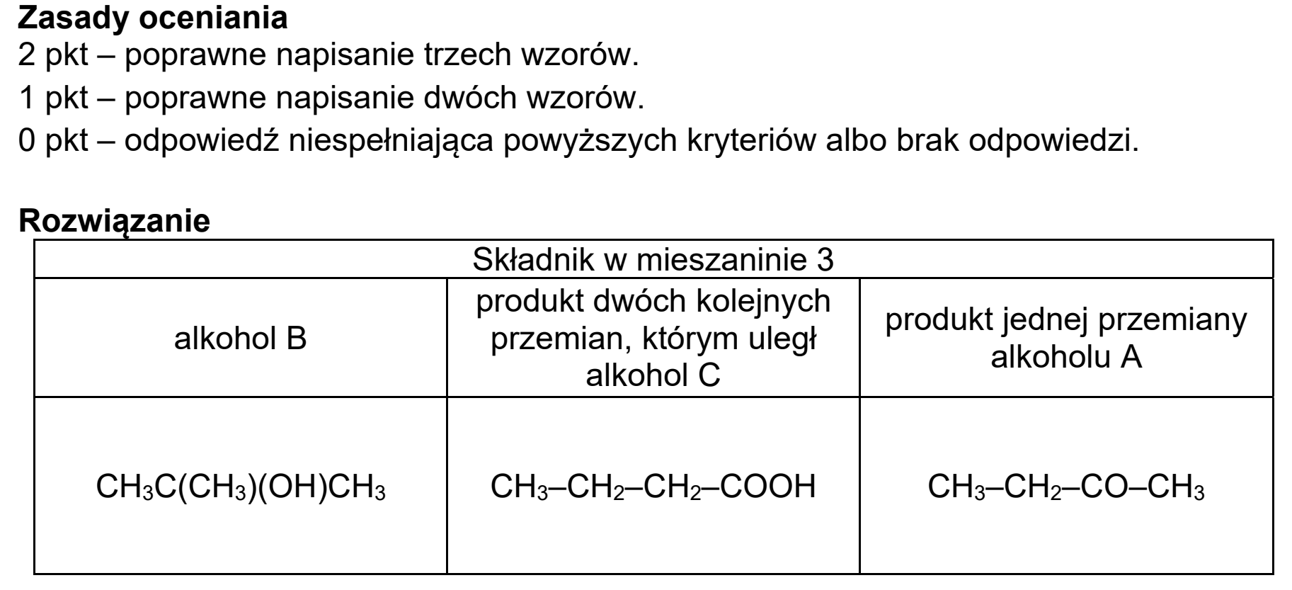 Matura próbna, marzec 2021, odpowiedź do zadania 29