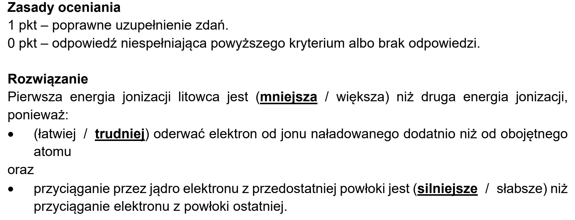 Matura próbna, marzec 2021, odpowiedź do zadania 3