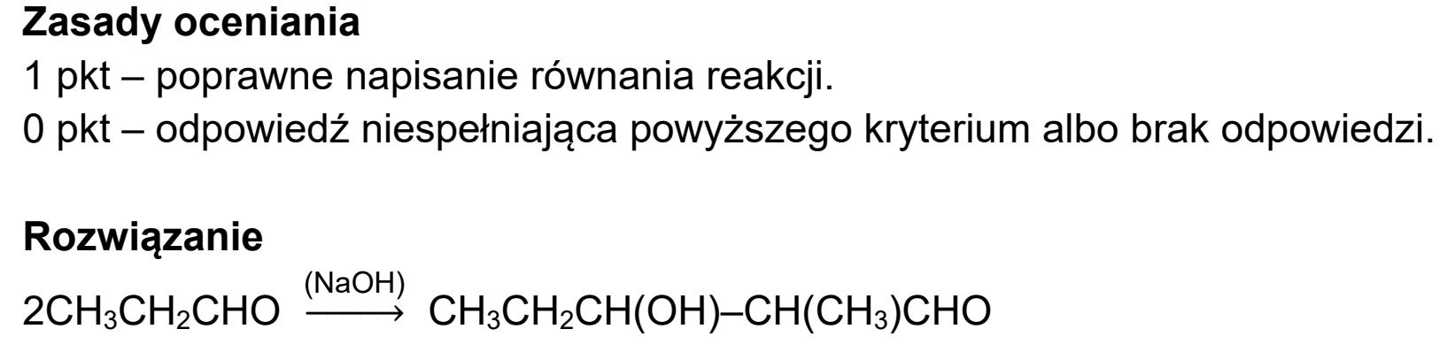 Matura próbna, marzec 2021, odpowiedź do zadania 31.2