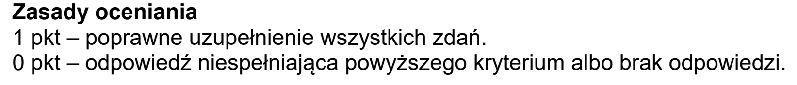 Matura próbna, marzec 2021, odpowiedź do zadania 7