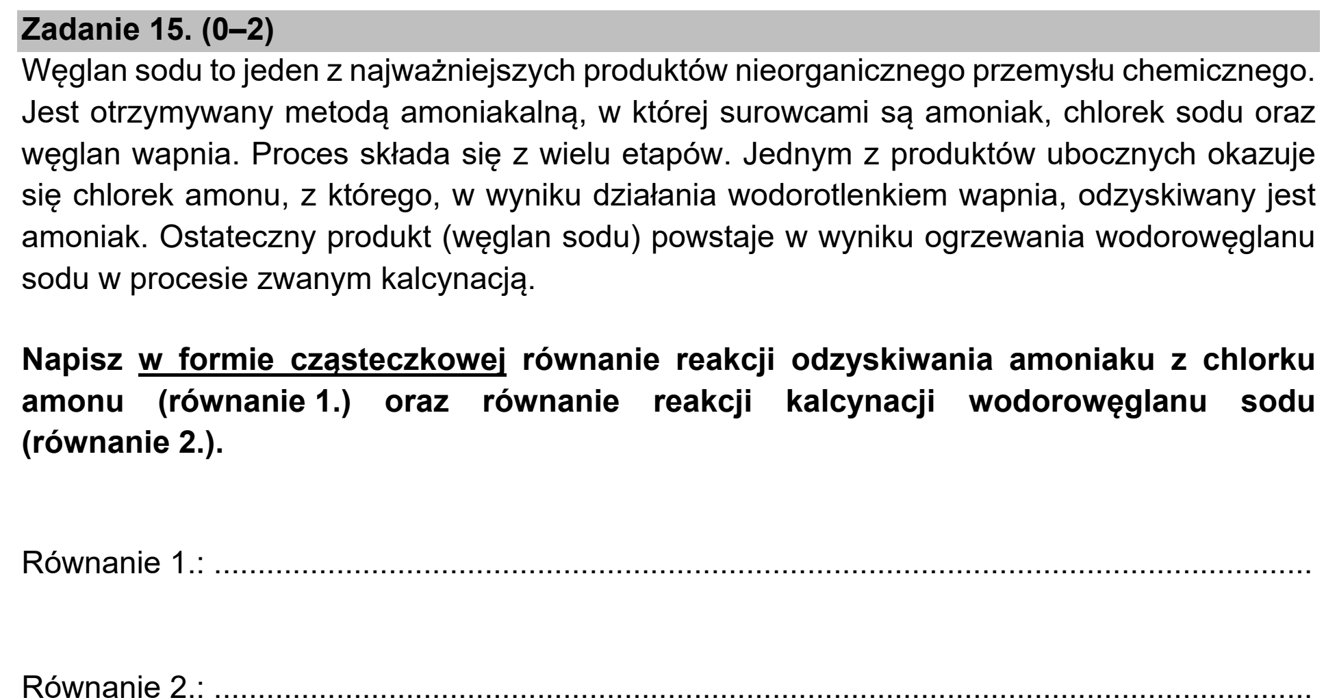 Matura próbna, marzec 2021, podgląd zadania 15