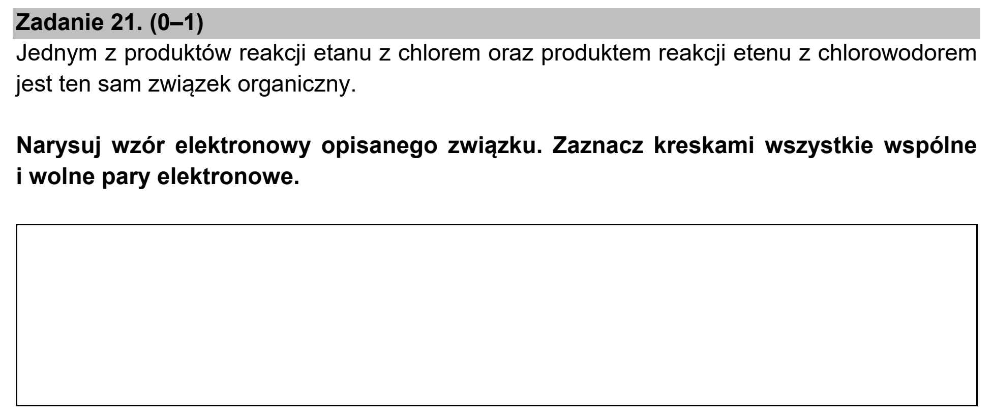 Matura próbna, marzec 2021, podgląd zadania 21