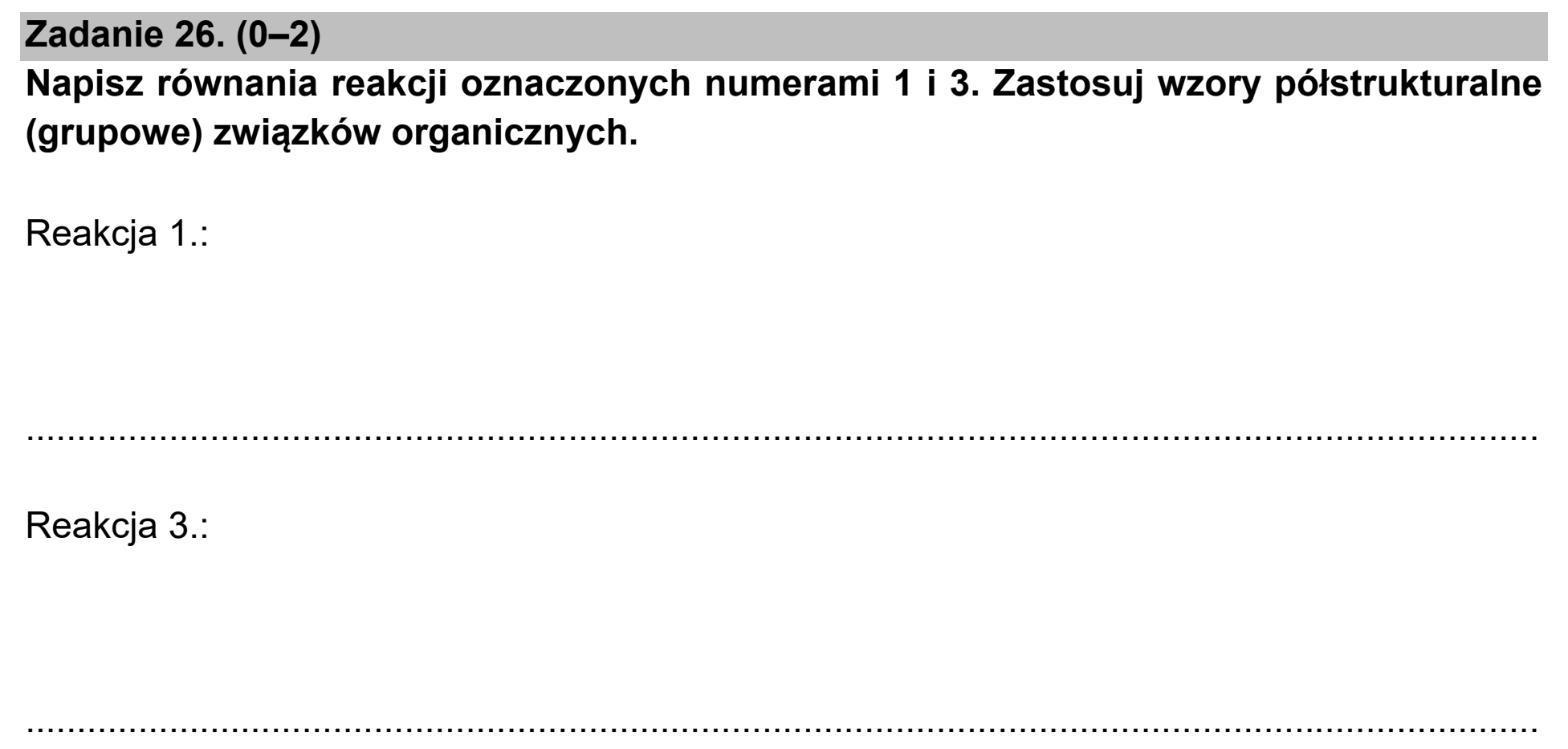 Matura próbna, marzec 2021, podgląd zadania 26