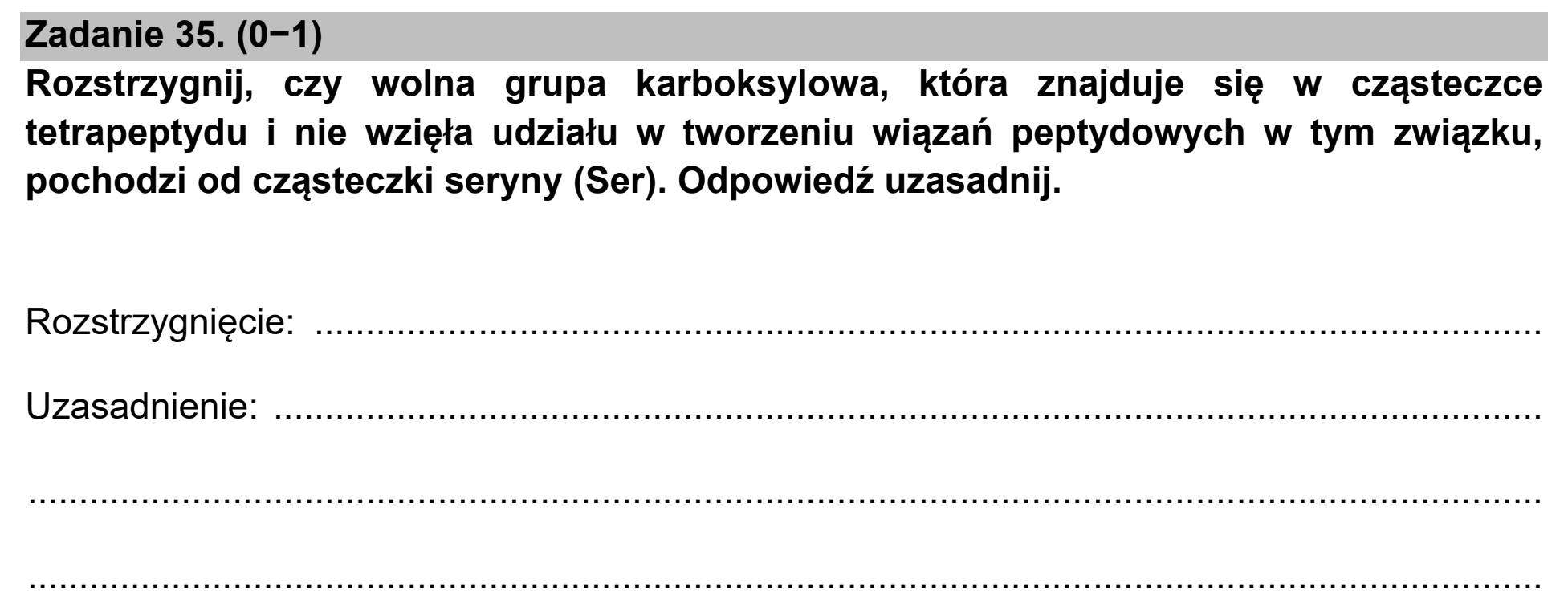 Matura próbna, marzec 2021, podgląd zadania 35