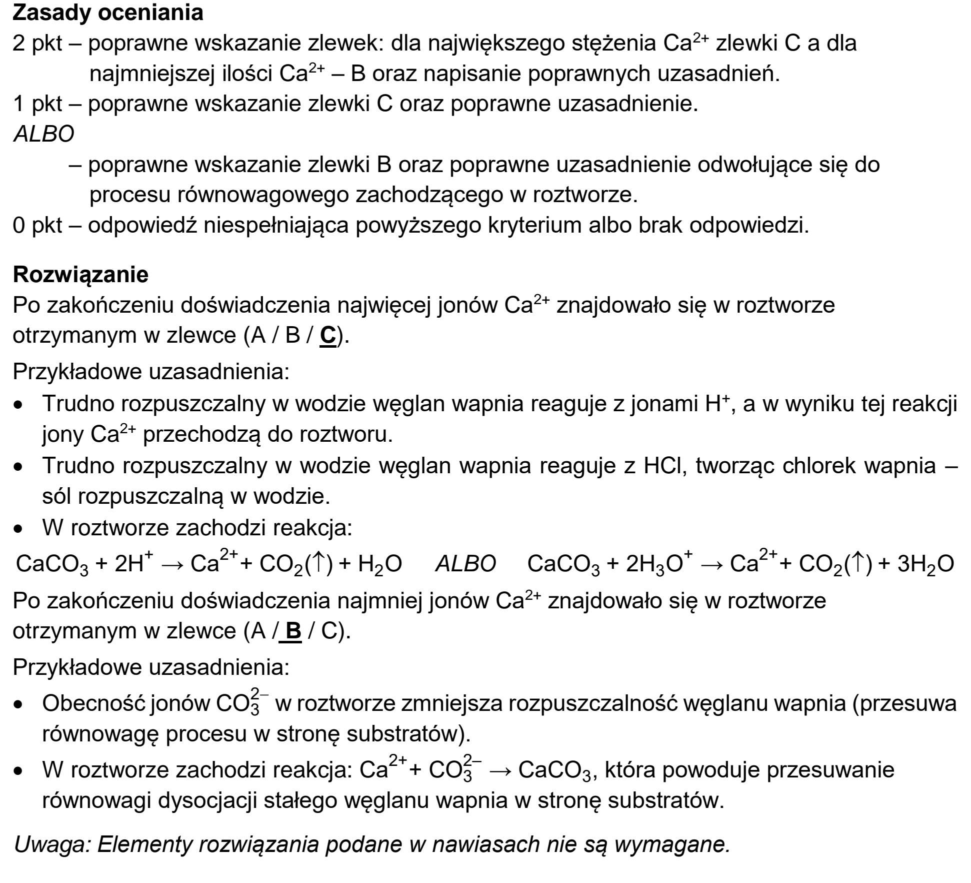 Matura dodatkowa, czerwiec 2023, odpowiedź do zadania 18.2