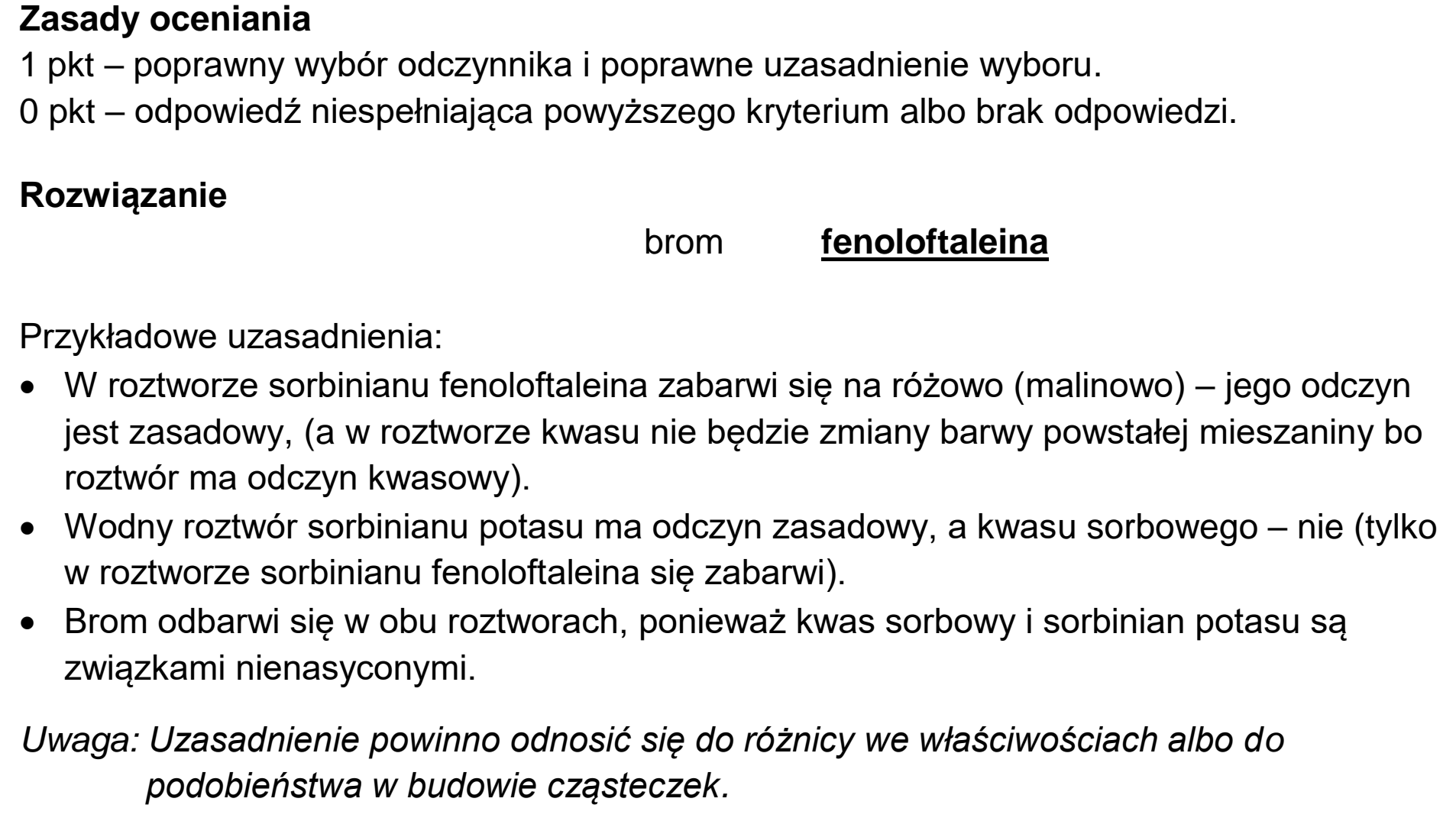 Matura dodatkowa, czerwiec 2023, odpowiedź do zadania 31