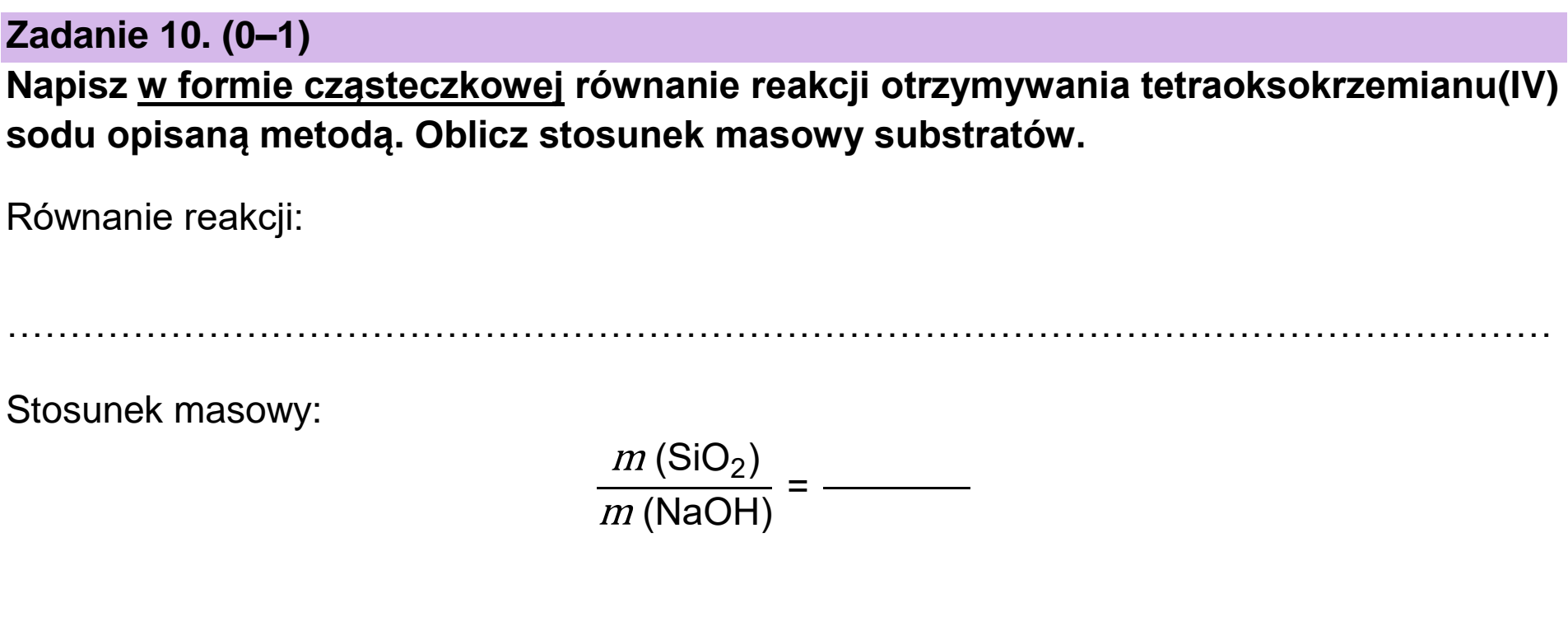 Matura dodatkowa, czerwiec 2023, podgląd zadania 10