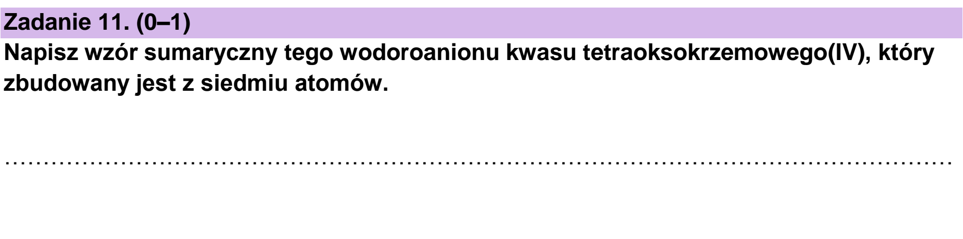 Matura dodatkowa, czerwiec 2023, podgląd zadania 11