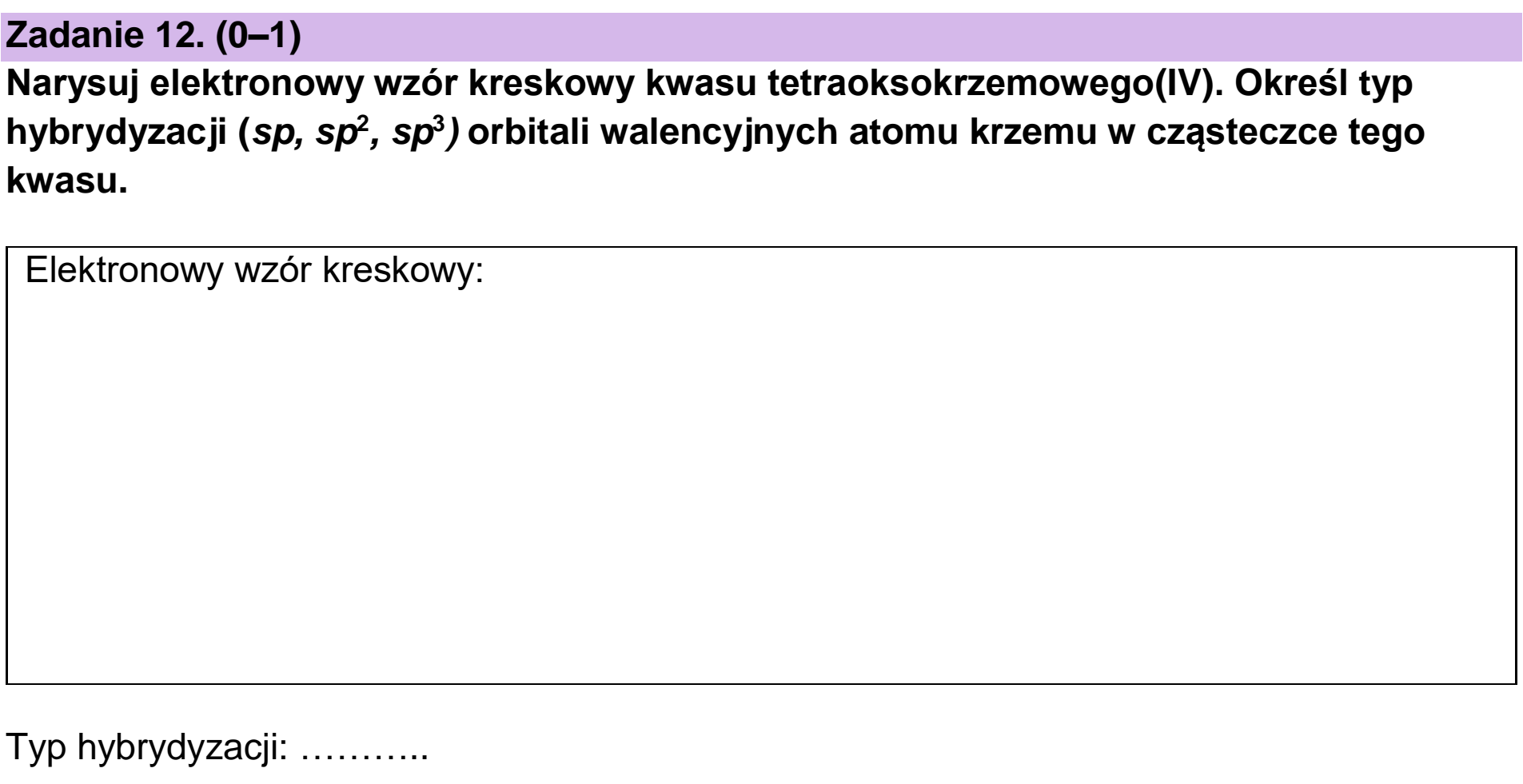 Matura dodatkowa, czerwiec 2023, podgląd zadania 12