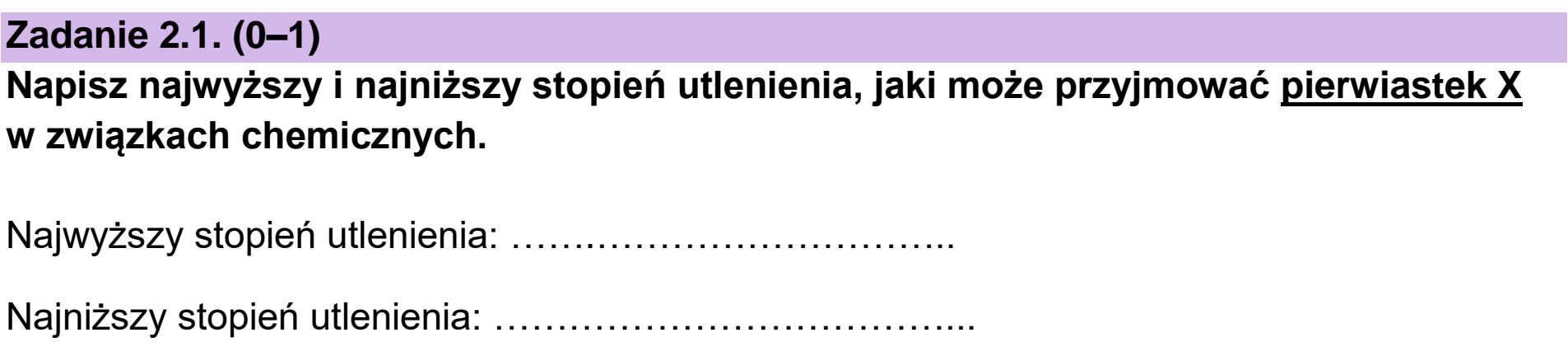 Matura dodatkowa, czerwiec 2023, zadanie 2.1