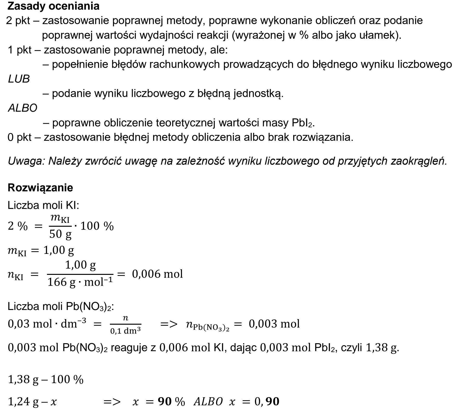 Matura dodatkowa, czerwiec 2024, odpowiedź do zadania 16
