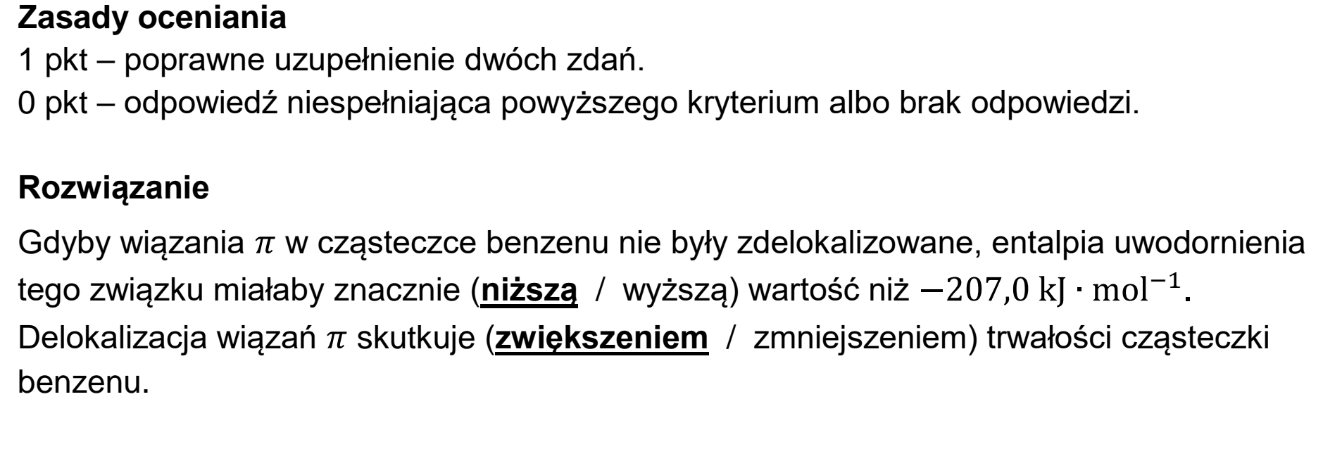 Matura dodatkowa, czerwiec 2024, odpowiedź do zadania 19