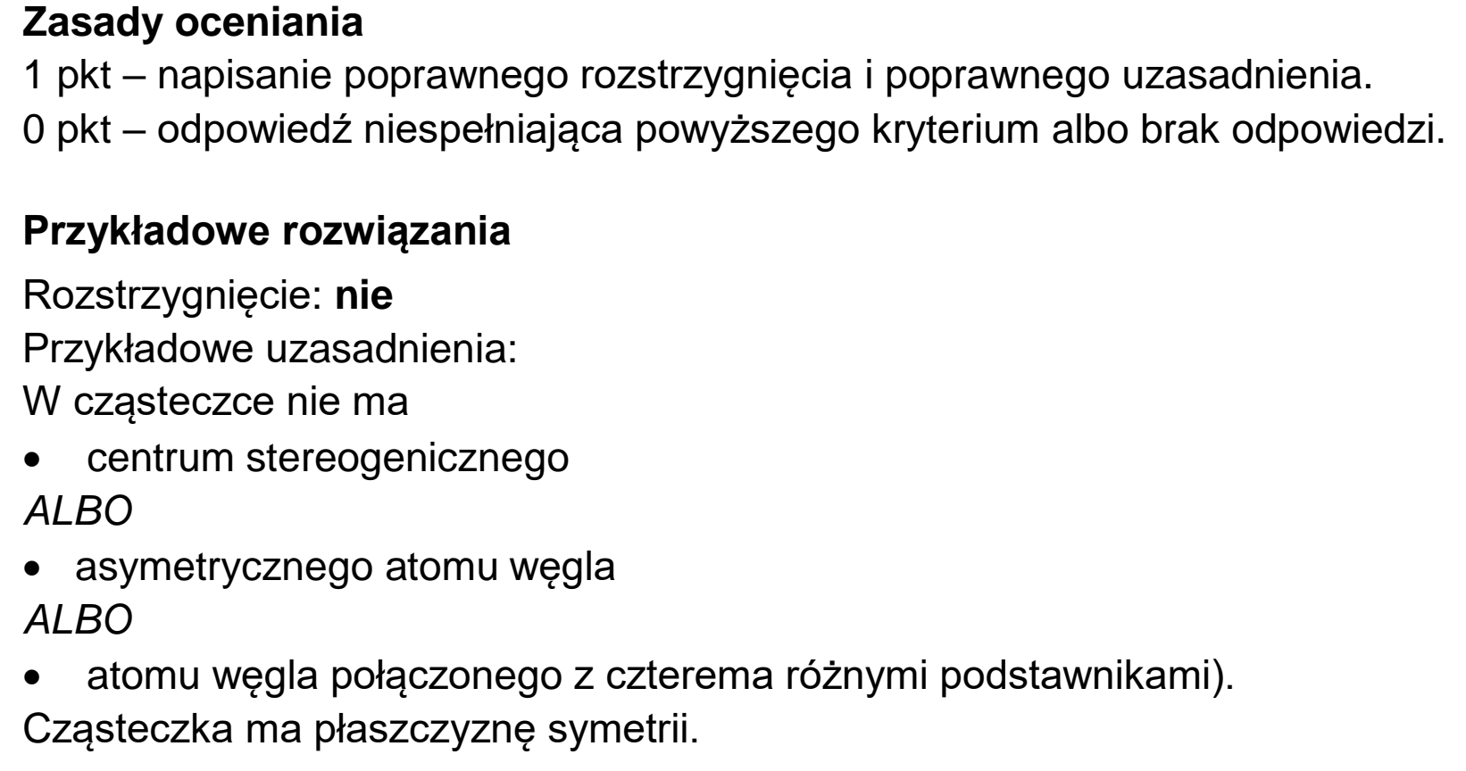 Matura dodatkowa, czerwiec 2024, odpowiedź do zadania 27.2