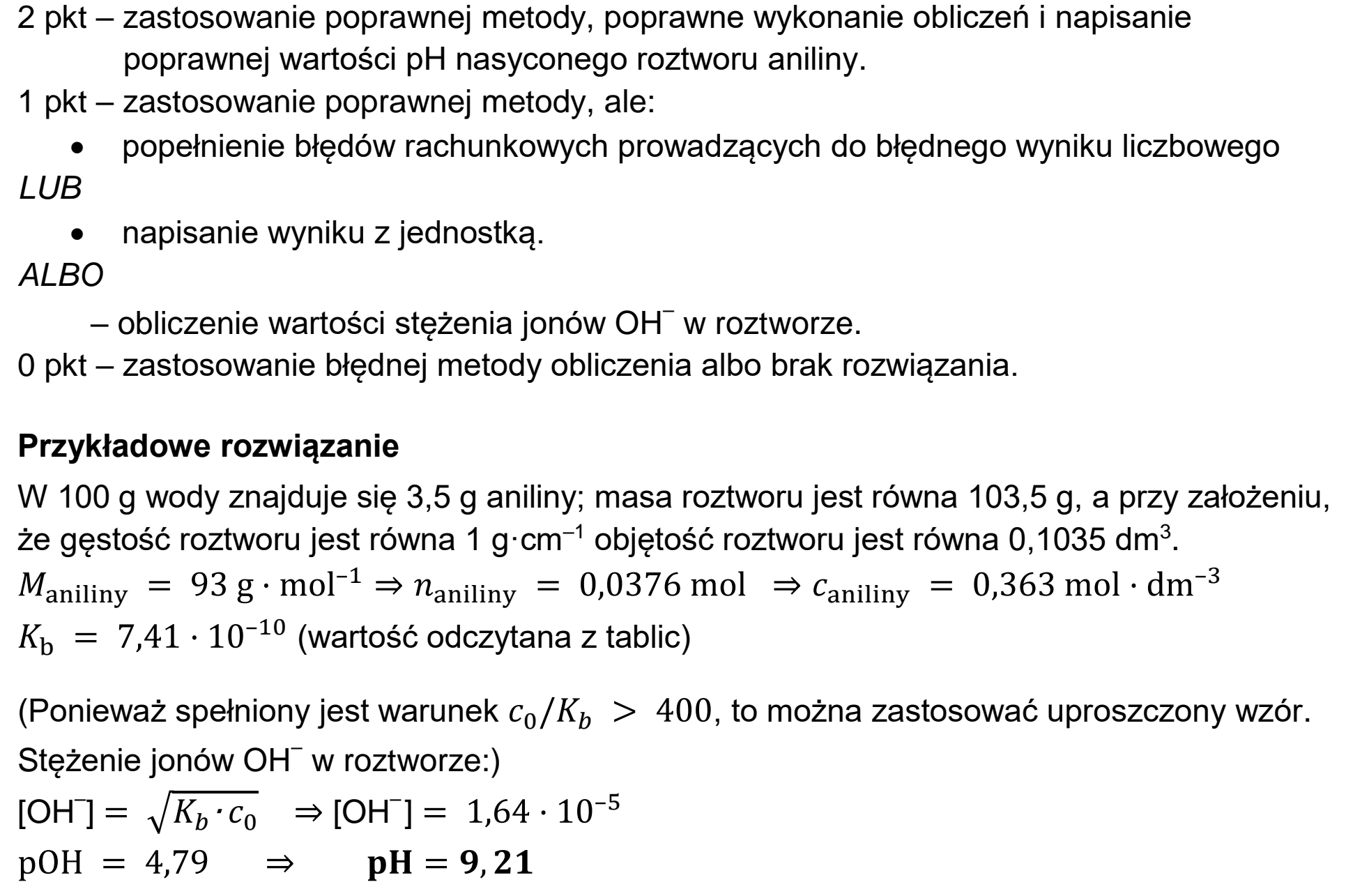 Matura dodatkowa, czerwiec 2024, odpowiedź do zadania 30