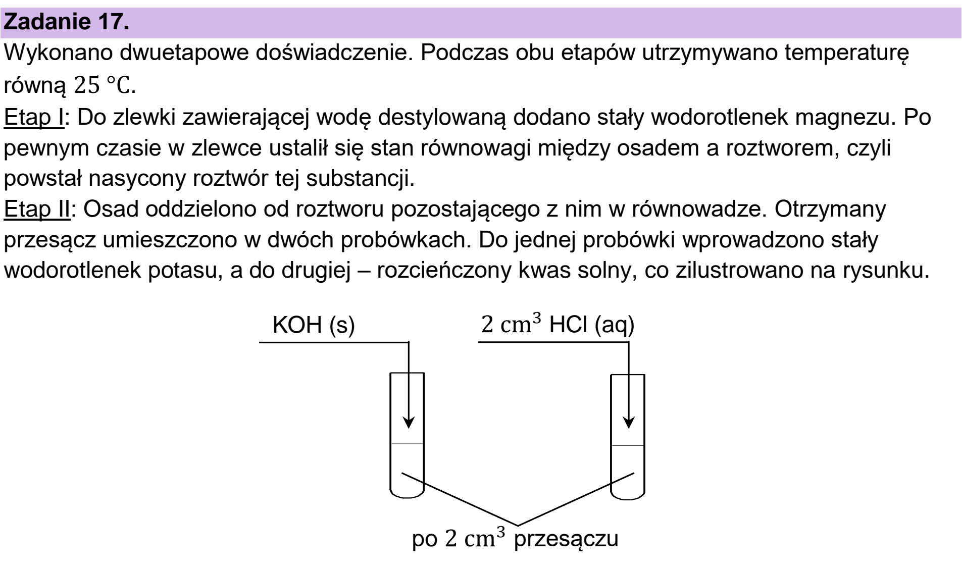 Matura dodatkowa, czerwiec 2024, wstęp zadania 17