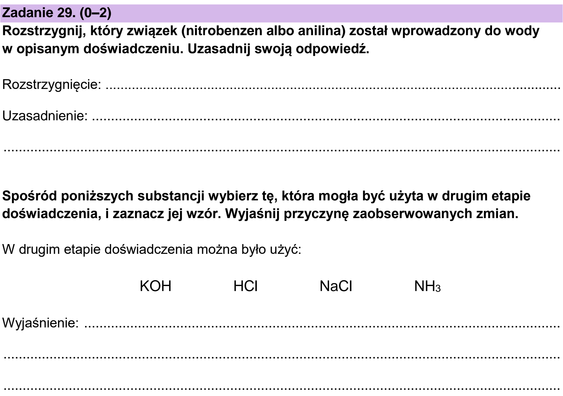 Matura dodatkowa, czerwiec 2024, podgląd zadania 29