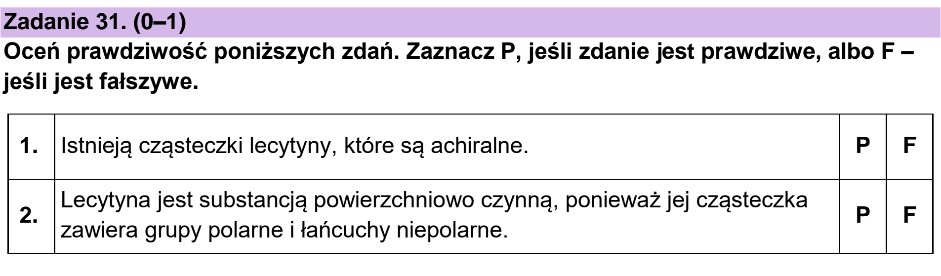 Matura dodatkowa, czerwiec 2024, podgląd zadania 31