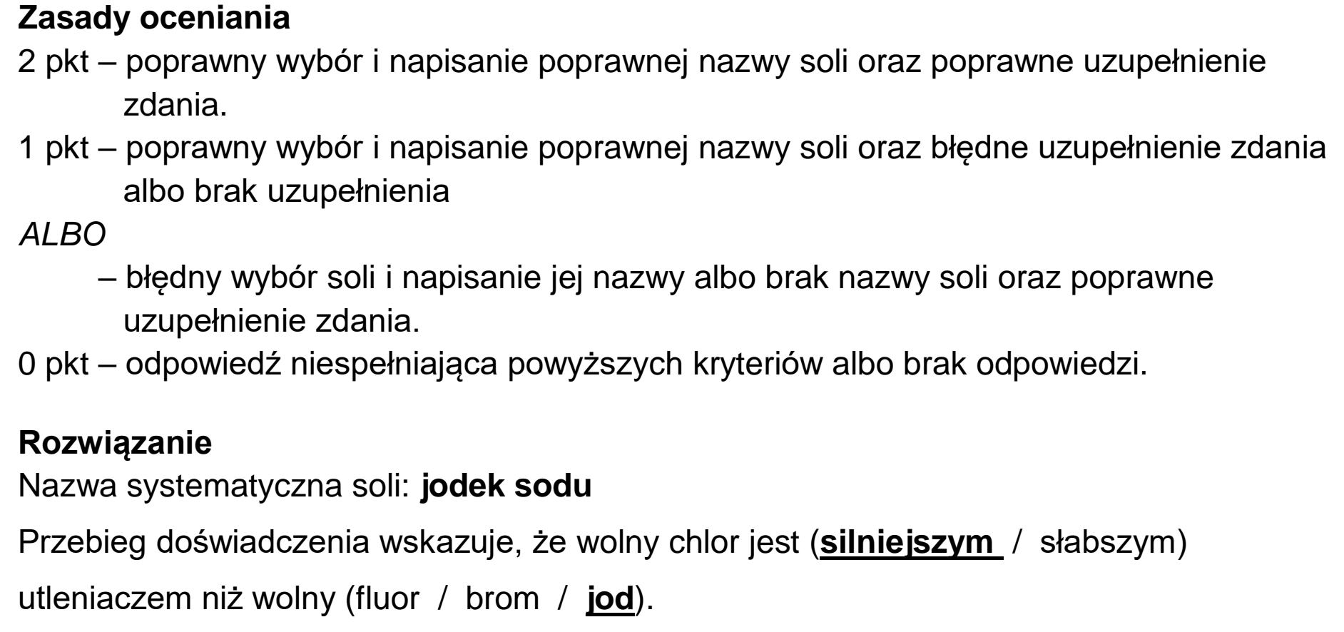 Matura dodatkowa, czerwiec 2025, odpowiedź do zadania 10.1