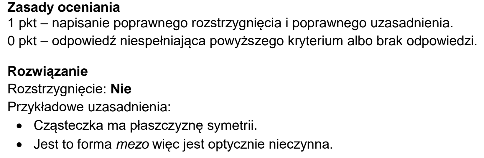 Matura dodatkowa, czerwiec 2025, odpowiedź do zadania 29.1