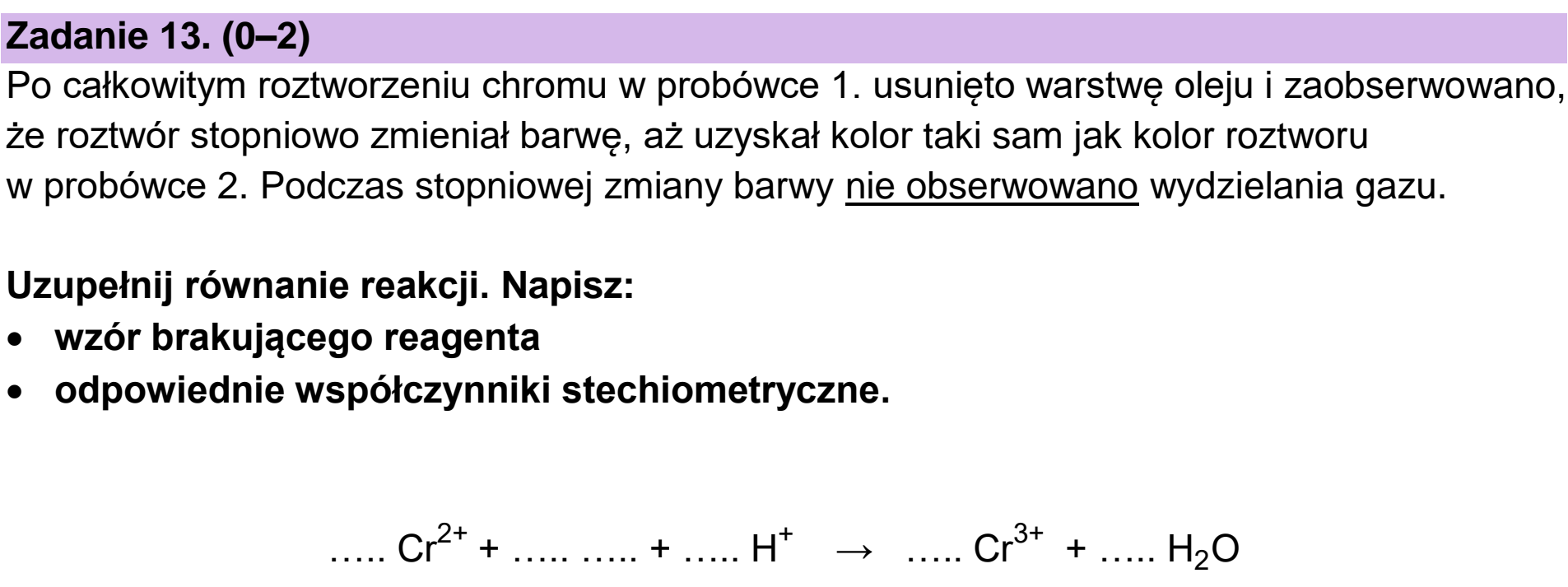 Matura dodatkowa, czerwiec 2025, podgląd zadania 13