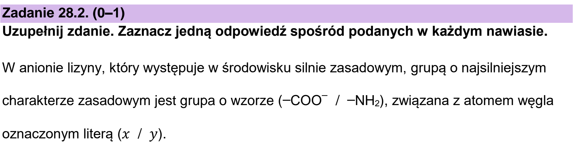 Matura dodatkowa, czerwiec 2025, zadanie 28.2