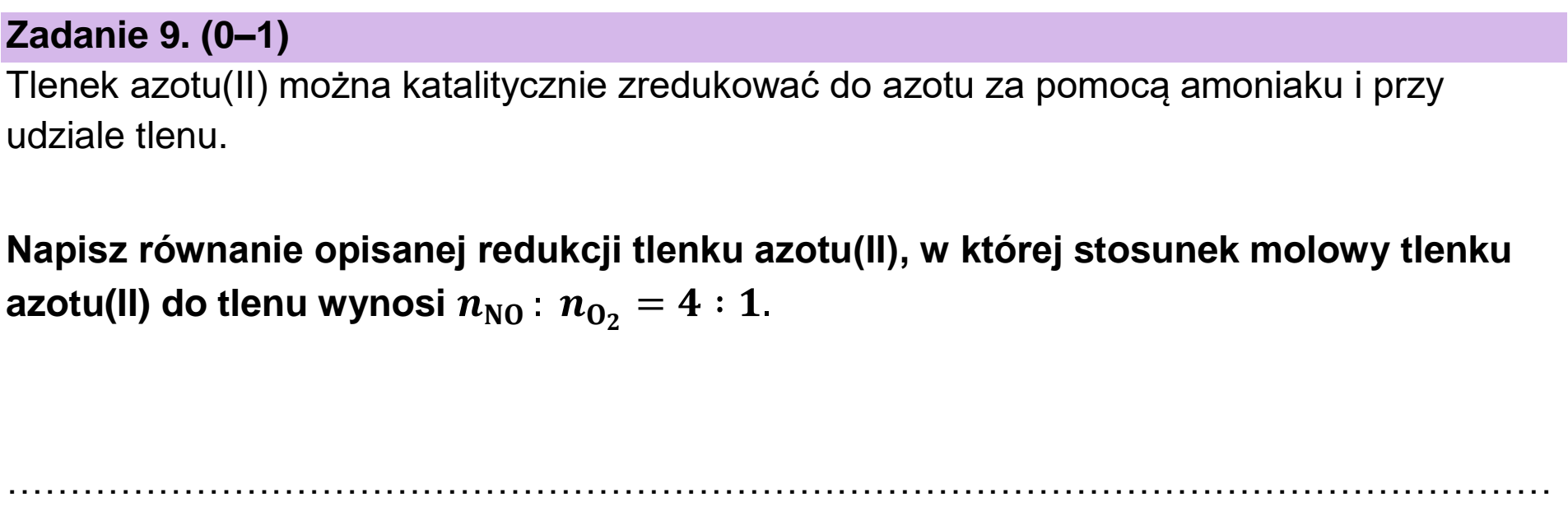 Matura dodatkowa, czerwiec 2025, podgląd zadania 9