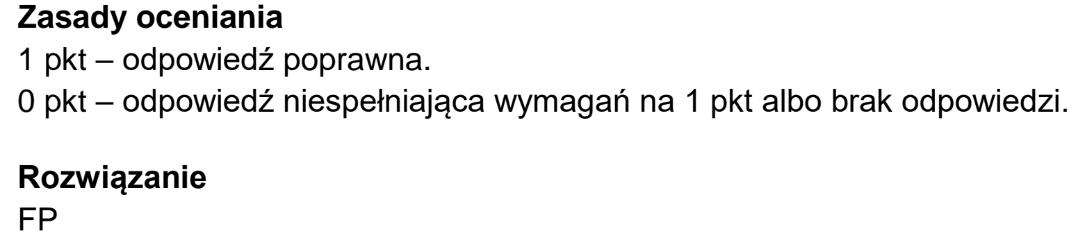 Matura dodatkowa, czerwiec 2026, odpowiedź do zadania 5