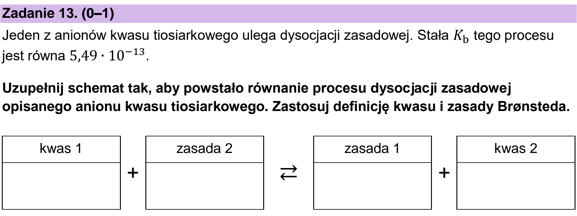 Matura dodatkowa, czerwiec 2026, podgląd zadania 13