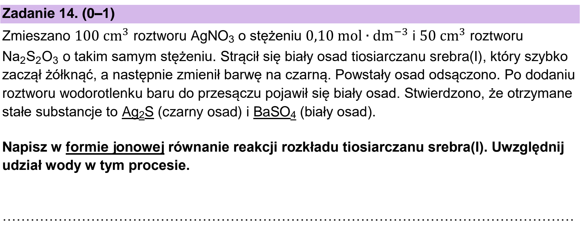Matura dodatkowa, czerwiec 2026, podgląd zadania 14
