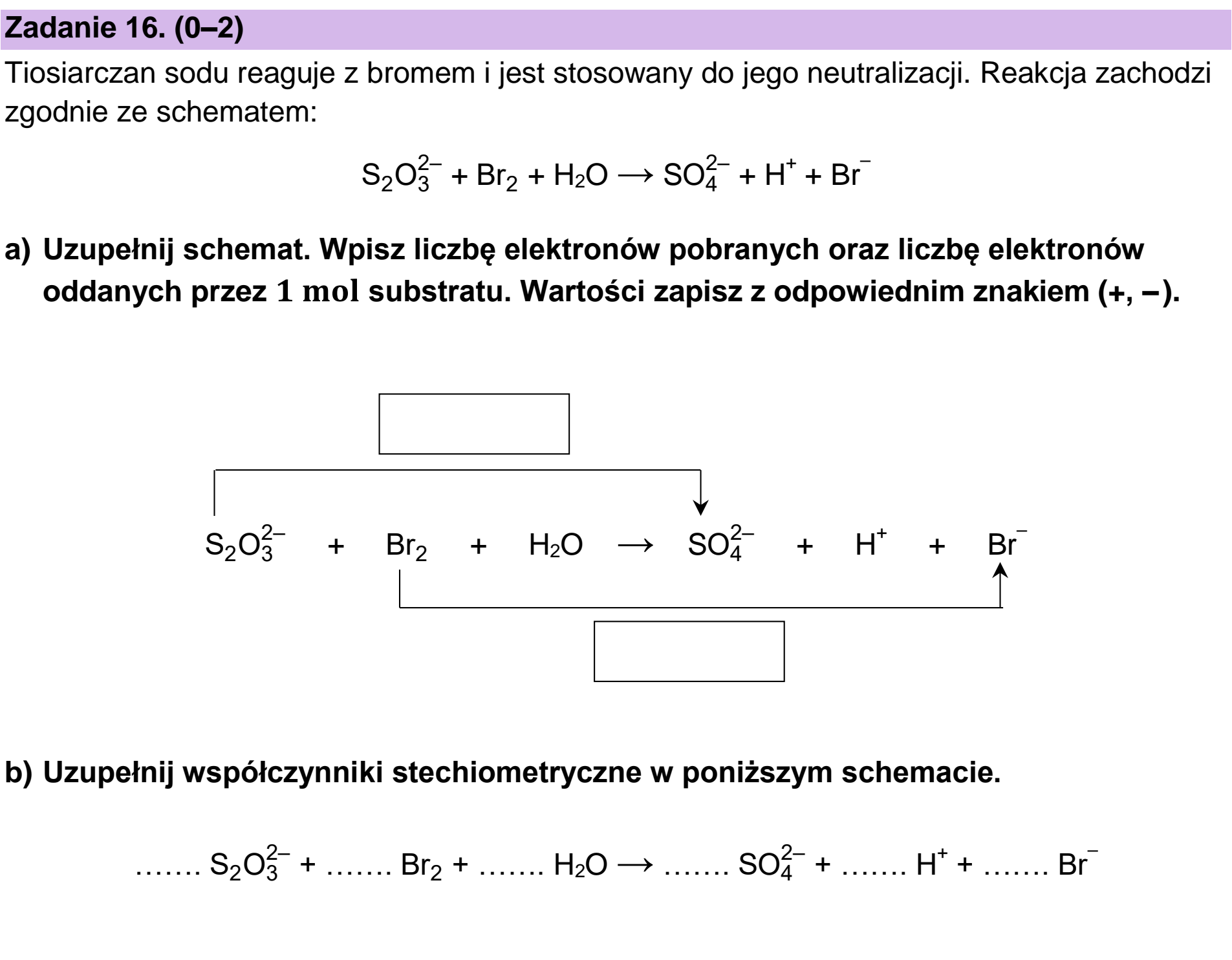 Matura dodatkowa, czerwiec 2026, podgląd zadania 16