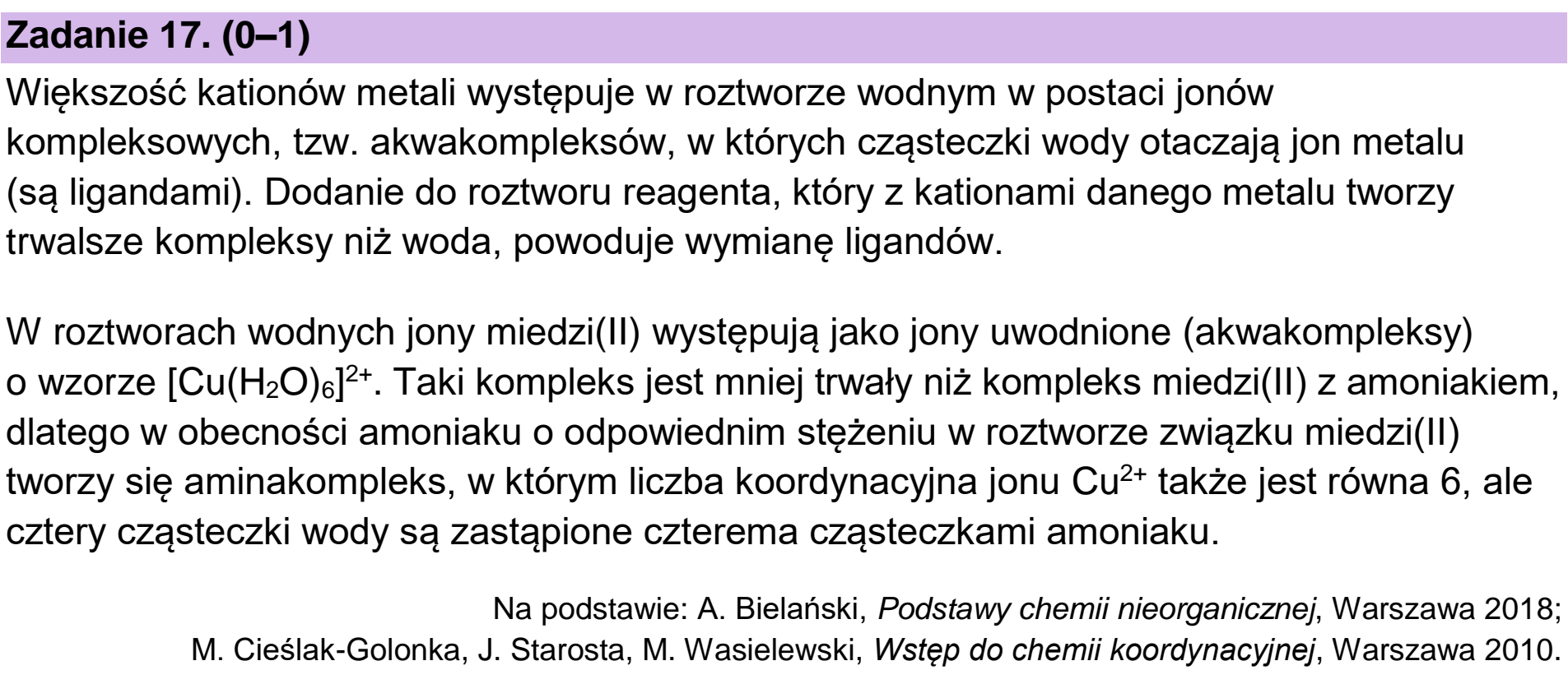 Matura dodatkowa, czerwiec 2026, podgląd zadania 17, fragment 1